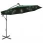 Preview: Sonnenschirm Ampelschirm mit LED-Beleuchtung 300 cm Metallmast