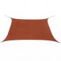 Preview: ARDEBO.de - Sonnensegel Oxfordgewebe Quadratisch 2 x 2 m Terracotta