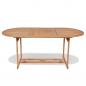 Preview: Gartentish 180x90x75 cm Teak Massivholz