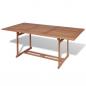 Preview: ARDEBO.de - Gartentish 180x90x75 cm Teak Massivholz