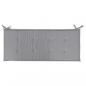 Preview: Gartenbank-Auflage Grau 120x50x3 cm Oxford-Gewebe