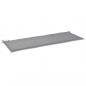 Preview: Gartenbank-Auflage Grau 150x50x3 cm Oxford-Gewebe