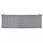 Preview: Gartenbank-Auflage Grau 150x50x3 cm Oxford-Gewebe