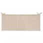 Preview: Gartenbank-Auflage Creme 120x50x3 cm Oxford-Gewebe