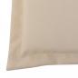 Preview: Gartenbank-Auflage Creme 120x50x3 cm Oxford-Gewebe