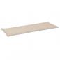 Preview: Gartenbank-Auflage Creme 150x50x3 cm Oxford-Gewebe