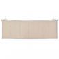 Preview: Gartenbank-Auflage Creme 150x50x3 cm Oxford-Gewebe