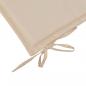 Preview: Gartenbank-Auflage Creme 150x50x3 cm Oxford-Gewebe