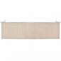 Preview: Gartenbank-Auflage Creme 180x50x3 cm Oxford-Gewebe