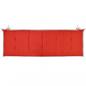 Preview: Gartenbank-Auflage Rot 150x50x3 cm Oxford-Gewebe