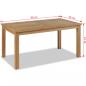 Preview: Couchtisch 90x50x45 cm Massivholz Teak