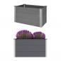 Preview: ARDEBO.de - Garten-Hochbeet WPC 100 x 50 x 54 cm Grau