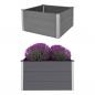 Preview: ARDEBO.de - Garten-Hochbeet WPC 100 x 100 x 54 cm Grau