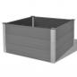 Preview: Garten-Hochbeet WPC 100 x 100 x 54 cm Grau