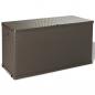 Preview: ARDEBO.de - Garten-Aufbewahrungsbox Braun 120x56x63 cm PP Rattan