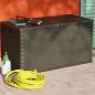 Preview: Garten-Aufbewahrungsbox Braun 120x56x63 cm PP Rattan