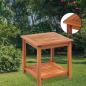 Preview: ARDEBO.de - Beistelltisch Massivholz Akazie 45x45x45 cm