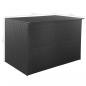 Preview: Garden-Auflagenbox Schwarz 150x100x100 cm Poly Rattan