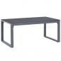 Preview: 3-tlg. Garten-Lounge-Set mit Kissen Aluminium Schwarz