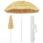 Preview: ARDEBO.de - Strandschirm Natur 180 cm Hawaii Style