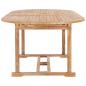 Preview: Garten-Ausziehtisch 150-200x100x75 cm Massivholz Teak