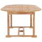 Preview: 7-tlg. Garten-Essgruppe 150-200 x 100 x 75 cm Massivholz Teak