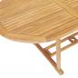 Preview: 7-tlg. Garten-Essgruppe 150-200 x 100 x 75 cm Massivholz Teak