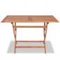 Preview: Gartentisch Klappbar 120x70x75 cm Massivholz Teak