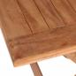 Preview: Gartentisch Klappbar 120x70x75 cm Massivholz Teak