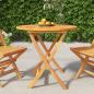 Preview: ARDEBO.de - Gartentisch Klappbar 85x76 cm Massivholz Teak