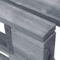 Preview: Outdoor-Ottomane Paletten Holz Grau