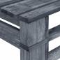 Preview: Outdoor-Bank Paletten Holz Grau