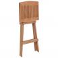 Preview: Klappbare Barhocker 4 Stk. Massivholz Teak