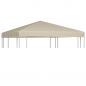 Preview: ARDEBO.de - Pavillondach 310 g/m² 3×3 m Beige