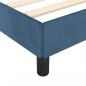 Preview: Bettgestell Dunkelblau 100x200 cm Samt