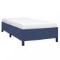 Preview: Bettgestell Blau 90x190 cm Stoff