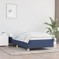 Preview: ARDEBO.de - Bettgestell Blau 100x200 cm Stoff