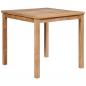 Preview: ARDEBO.de - Gartentisch 80x80x77 cm Massivholz Teak