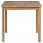 Preview: Gartentisch 80x80x77 cm Massivholz Teak