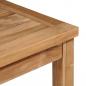 Preview: Gartentisch 80x80x77 cm Massivholz Teak