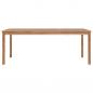 Preview: Gartentisch 200x100x77 cm Massivholz Teak