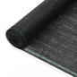 Preview: ARDEBO.de - Tennisblende HDPE 1x50 m Schwarz