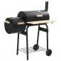 Preview: ARDEBO.de - Klassischer Holzkohlegrill Barbecue Smoker