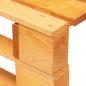 Preview: Outdoor-Ottomane Paletten Holz Honigbraun