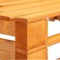 Preview: Outdoor-Eckbank Paletten Holz Honigbraun