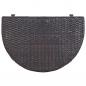 Preview: Balkontisch Braun 60x60x40 cm Poly Rattan