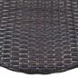 Preview: Balkontisch Braun 60x60x40 cm Poly Rattan