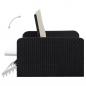 Preview: 2-tlg. Garten-Lounge-Set mit Auflagen Poly Rattan Schwarz