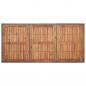 Preview: Gartentisch Grau 190x90x75 cm Poly Rattan und Akazie Massivholz