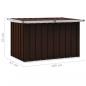 Preview: Gartenbox Braun 109x67x65 cm